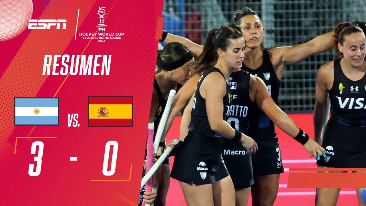LAS LEONAS SON ENORMES Y GOLEARON A ESPAÑA PARA ESTAR EN SEMIS | Argentina 3-0 España  | RESUMEN