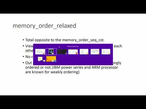 11. Memory order relaxed in C++