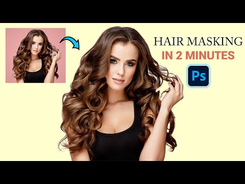 Cut Out Hair 2 MINUTES Photoshop Tutorial 2023 - Special Method
