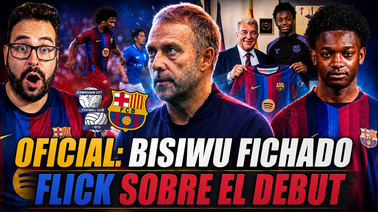 🚨OFICIAL: El BARÇA FICHA a JESSE BISIWU ¡Los DETALLES! - FLICK HABLA sobre FERRAN, ADEYEMI, DEBUT...