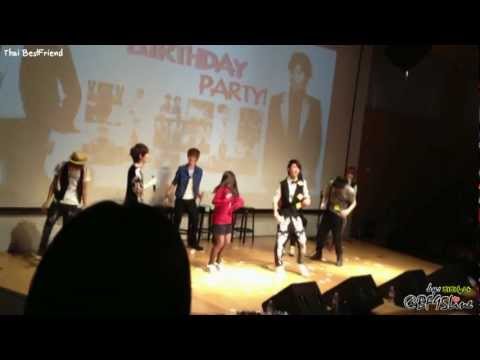 [FanCam] 120421 YM & KM Birthday Party! - POST IT GAME! ^^
