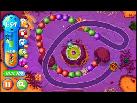 Marble Woka Woka Level 207 - NO BOOSTERS 🐢 | SKILLGAMING ✔️