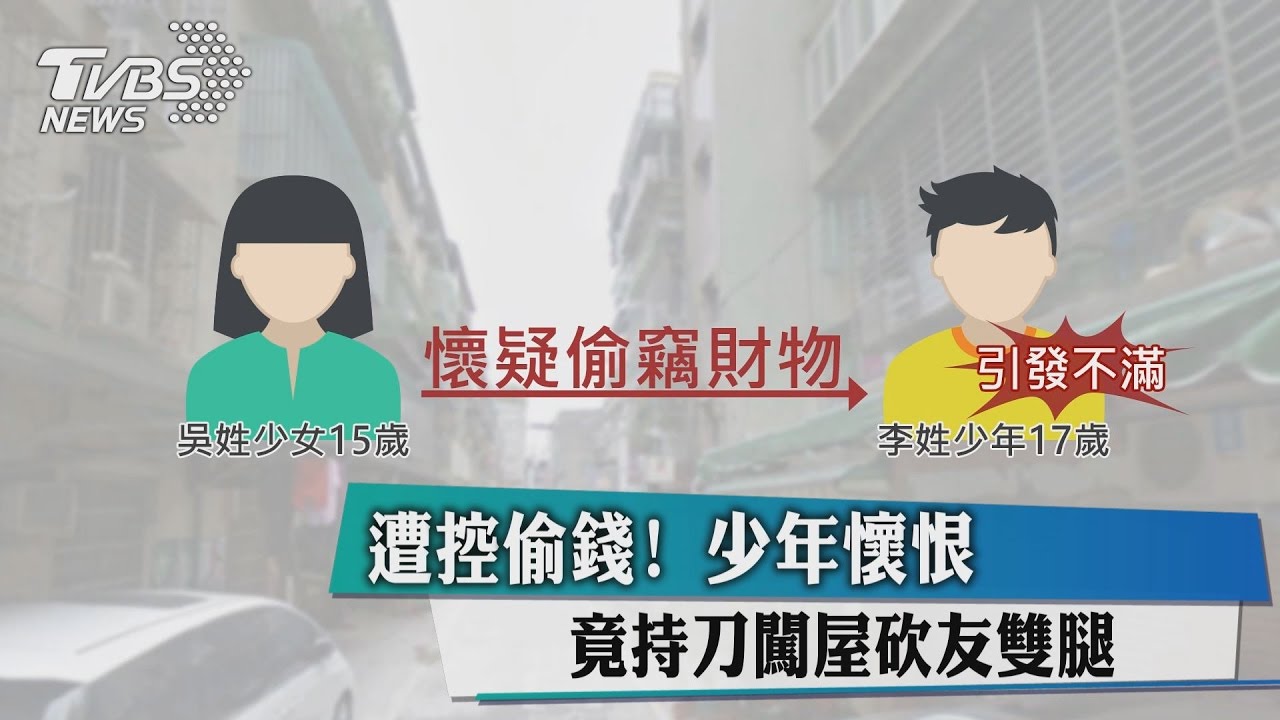 遭控偷錢！少年懷恨　竟持刀闖屋砍友雙腿