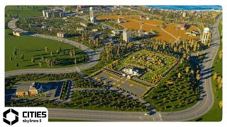 のんびり低密度エリアと高台の墓地。 #6【シティーズスカイライン２:Cities: Skylines II】