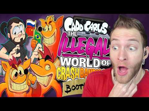 THAT IS NOT CRASH!! Reacting to "The Illegal World of Crash Bandicoot Bootlegs" by Caddicarus