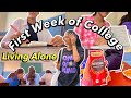 LIVING ALONE: First Week of COLLEGE in my life☘️✨College Vlog | Pragati shreya💕