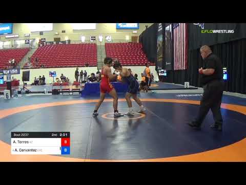 2018 Marine Corps US Open/UWW Junior Greco Roman 77 7th Place - Andrew Torres (AZ) Vs. Andrew Cerv