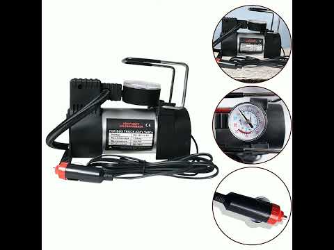 Компресор насос автомобільний 12 вольт 35 л/хв 140 PSI з манометром для підкачки шин та коліс автомобілів від прикурювача - фото 1 - id-p2711357279