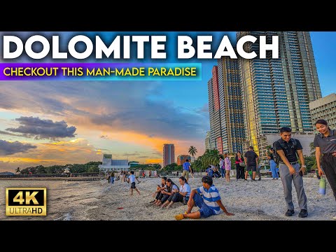 This Is The Controversial Manila Baywalk Dolomite Beach [4K] November 2025 Philippines Walking Tour