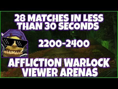Affliction Warlock Killing Enemies in Less Than 30 Seconds! Deathbolt Oneshots HUGE DEATHBOLTS