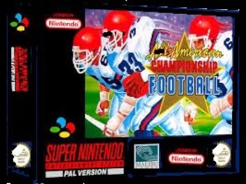 All American Championship Football   (Super Nintendo)