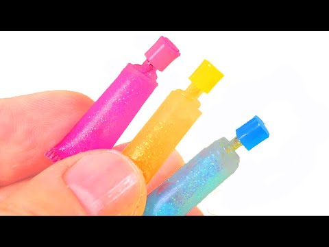 DIY Miniature [realistic] Liquid Glitter Glue