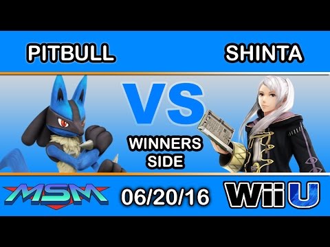 MSM 55 - Pitbull (Lucario) Vs. TiE | Shinta (Robin) Winners Side - Smash Wii U