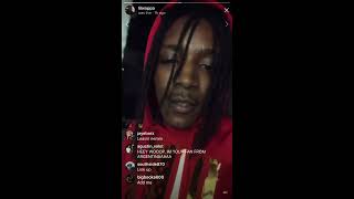 Lil Mister goes live with Booka600 "You don't even know steve"