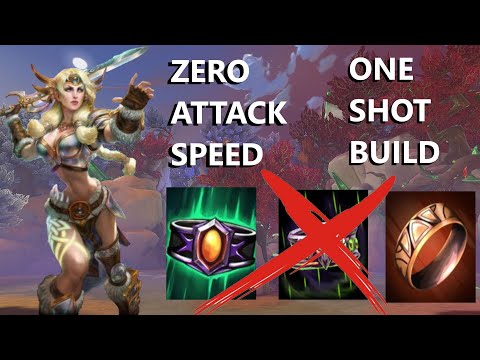 NO ATTACK SPEED ONE SHOT FREYA BUILD - Grandmasters Ranked 1v1 Duel - SMITE