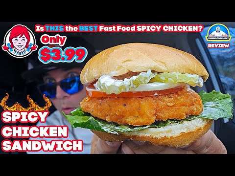 Wendy's® Spicy Chicken Sandwich Review! 👧🔥🐔 | How To Get It For $3.99! | theendorsement