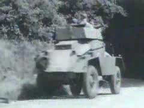 The Armored Car 1940 : World War Two Footage