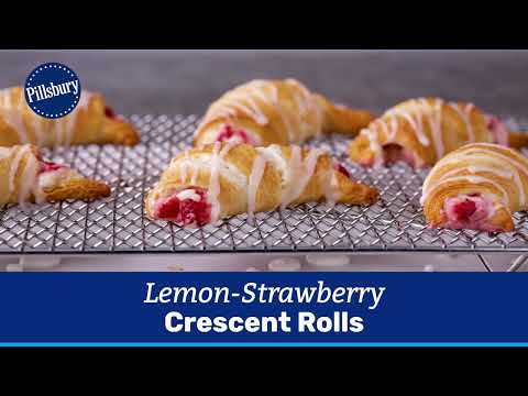 Lemon Strawberry Crescent Rolls | Pillsbury