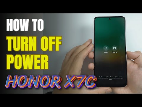 How to Turn Off Honor X7C