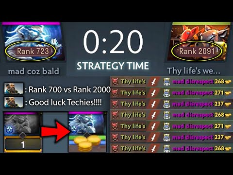 They didn't know I'm Techies Official - Holy Sh*t 1 Second Rage Buyback!