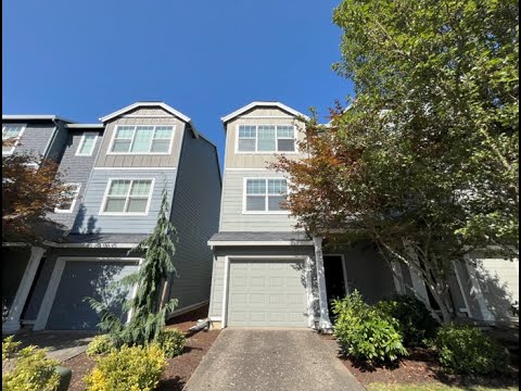 Spacious Tigard 3 Bedroom Townhouse with Open Kitchen, Attached Garage & Balcony property video