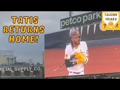 Padres RF Fernando Tatis Jr. gets 3 hits in Petco Park return! (Video from RF seats)
