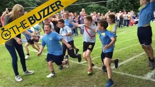 These students help a classmate with Down Syndrome win a race by @The Buzzer
