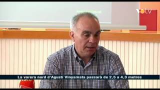VOTV - La vorera nord d'Agustí Vinyamata passarà de 2,5 a 4,3 metres