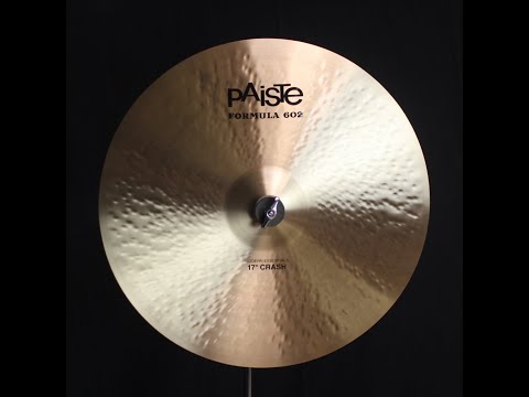 Paiste 17" Formula 602 Modern Essentials Crash - 1287g (video demo) image 2