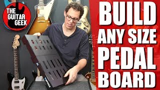 Video thumbnail for ABSOLUTE GENIUS Modular Guitar Pedalboard .- Matches from JTJ first look by TheGuitarGeek
