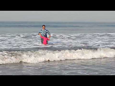 Beach masti with mumma