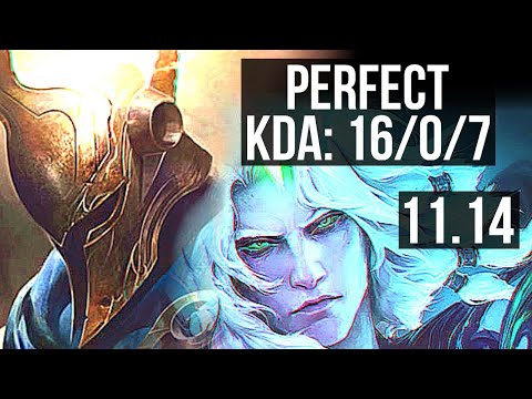 PANTHEON vs VIEGO (TOP) | 16/0/7, 4.0M mastery, Legendary, 1200+ games | KR Master | v11.14