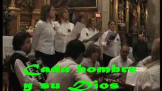 preview picture of video 'CADA HOMBRE Y SU DIOS - Rondalla Santa María de Los Arcos'