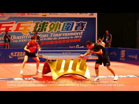 Zokhid Kenjaev qualifies for 2016 Olympics - ITTF Asian Table Tennis Qualification Tournament