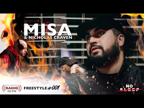 MISA & NICHOLAS CRAVEN w/ M-Press Live on No Sleep Radio 102.3FM • Freestyle 001