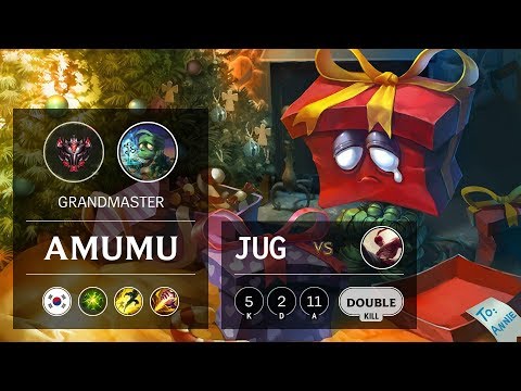Amumu Jungle vs Lee Sin - KR Grandmaster Patch 9.10