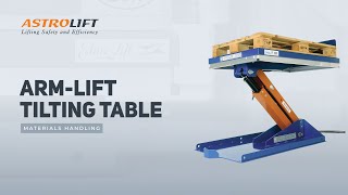 Buy Tilting Lift Table Arm-lift (Electric) in Tilt Lift Tables from Edmolift available at Astrolift NZ
