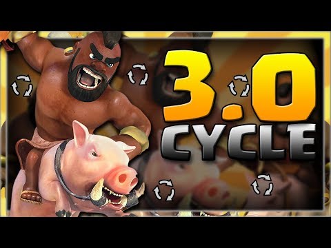 3.0 Hog Rider Cycle Deck | 12 Win Grand Challenge Deck