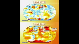 Extreme weather 2018 - It's how hot? (UK & Global) - ITV News - 25th July 2018