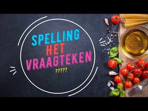 Spelling: Het vraagteken
