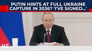 Putin Hints At Full Ukraine Capture In 2026? Russia Announces Decree As Zelensky Pushes New Deal