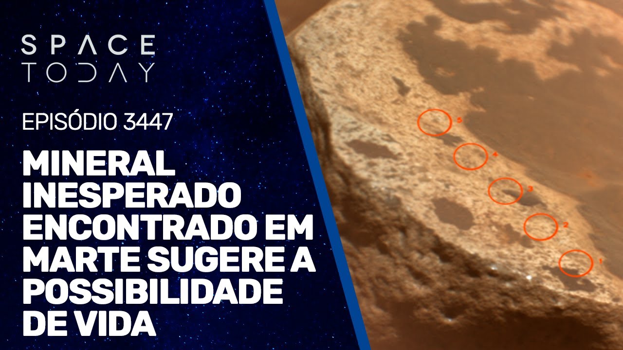 MINERAL INESPERADO ENCONTRADO EM MARTE SUGERE A POSSIBLIDADE DE VIDA