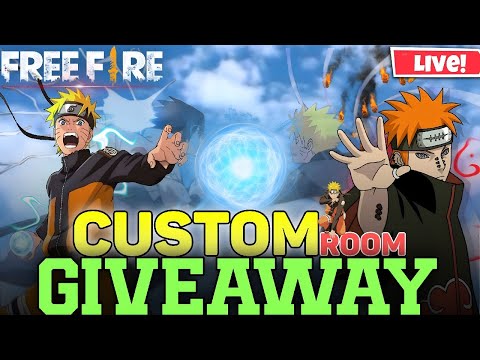 🔴Live Free fire redeem code Giveaway Let's Play duo Custom room win 50 & 100 Rupees 🤑  Redeem code