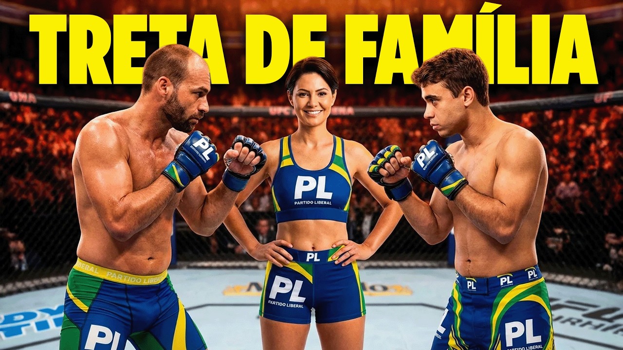 BRIGA AO VIVO: EDUARDO BOLSONARO, NIKOLAS E MICHELLE