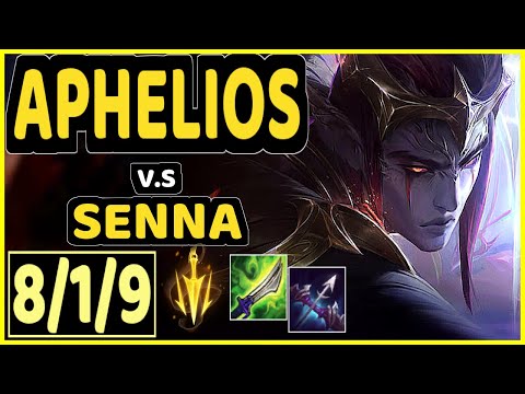 LOKEN (APHELIOS) vs SENNA - QUADRAKILL 8/1/9 KDA BOTTOM ADC CHALLENGER GAMEPLAY - KR