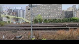 過去動画 臨時快速エキスポライナー新大阪駅発車後放送[サンダーバードとすれ違いあり]