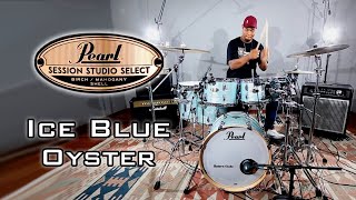Video thumbnail for PEARL Session Studio Select Ice Blue 🥶 Oyster GIGANTE 😲 by Batera Clube Drum Shop