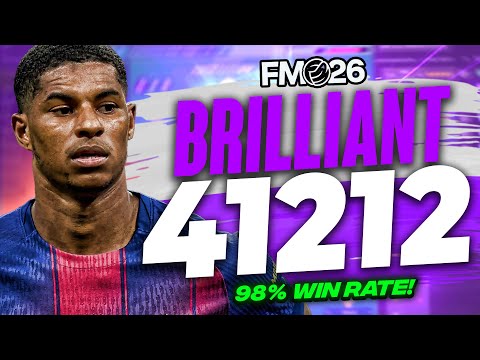 This BRILLIANT 4-1-2-1-2 Tactic Is INSANE In FM26! | 98% Win Rate