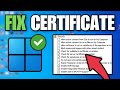 How To Fix SSL Certificate Error Full Tutorial