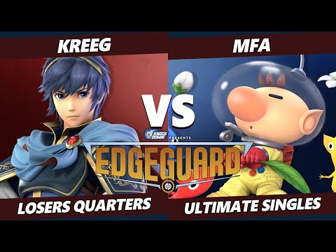 Edgeguard Losers Quarters - Kreeg (Marth, Roy) Vs. MFA (Olimar) SSBU Ultimate Tournament